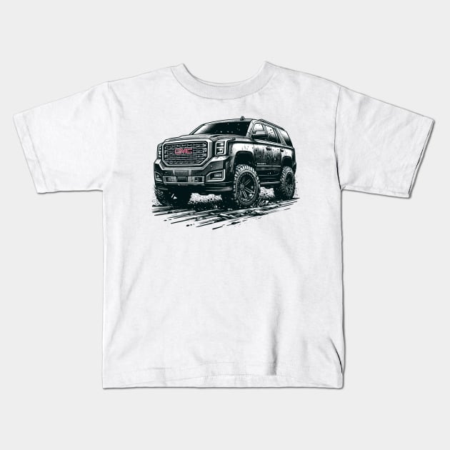 GMC Yukon Kids T-Shirt by Vehicles-Art